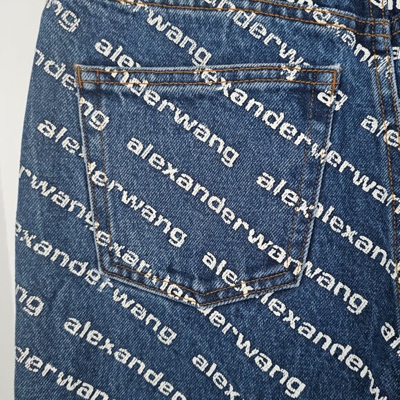 ALEXANDER WANG - Logo'd Jeans - Picture 7 of 16